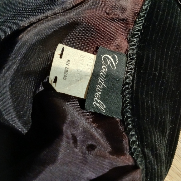 Vintage Courtwell 100% cotton Corduroy Pencil Skirt - Picture 7 of 8